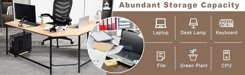 L-shaped Desk