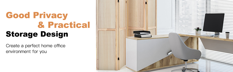 Pegboard Room Divider