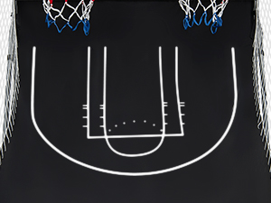 Costway Foldable Dual Shot Basketball Arcade Game, Indoor & Outdoor 1-4 Player Basketball Game