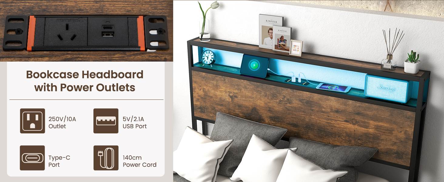Smart LED Bed Frame