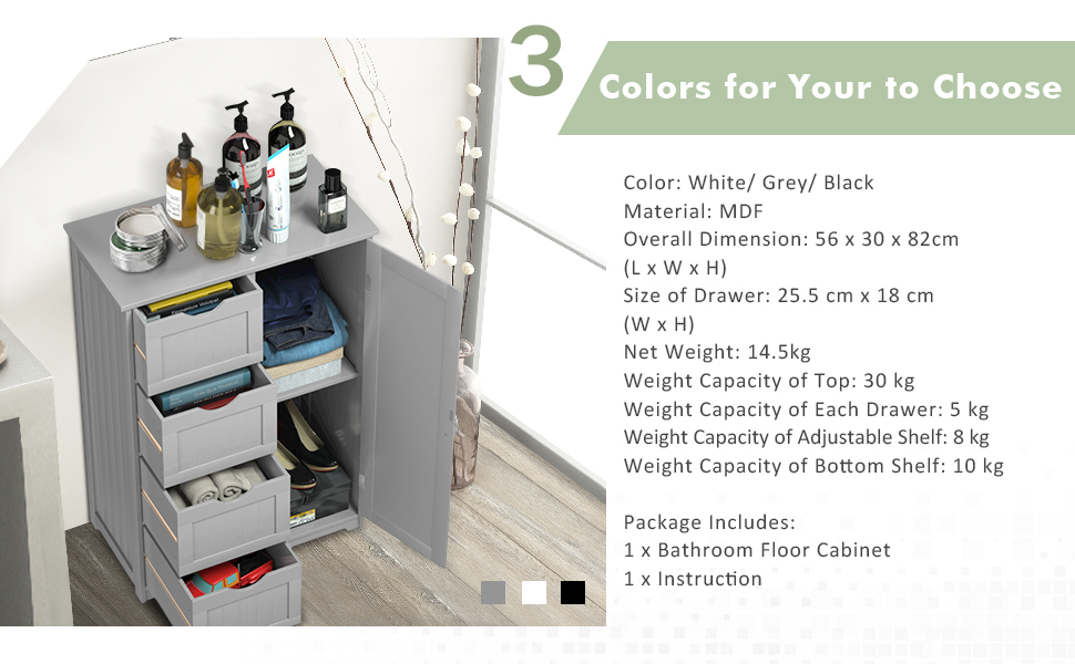 bathroom storage cabinet