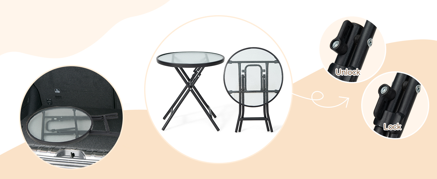 80 cm Patio Table