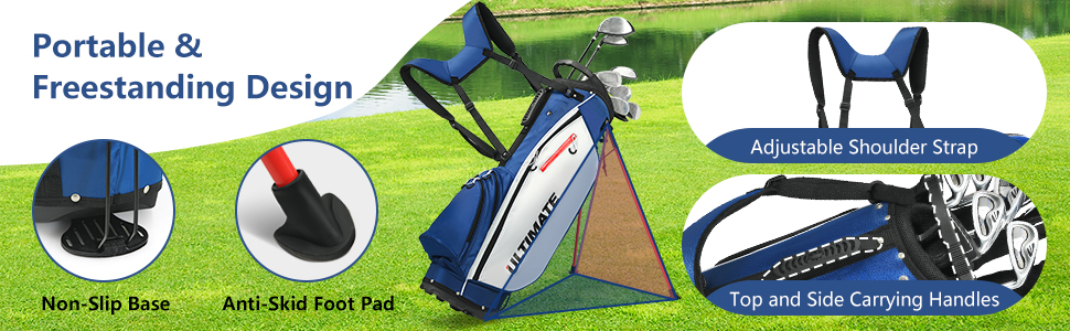 Costway Complete Golf Clubs Package Set 10 Pieces