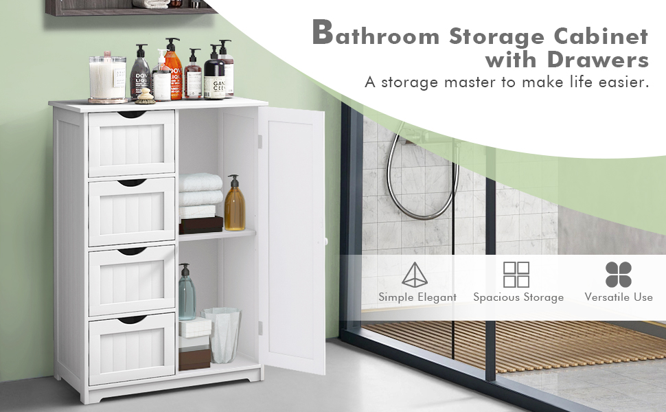 bathroom storage cabinet